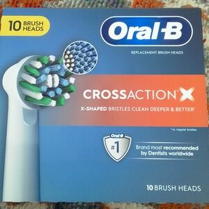 Oral B brush heads 10 pack NIB